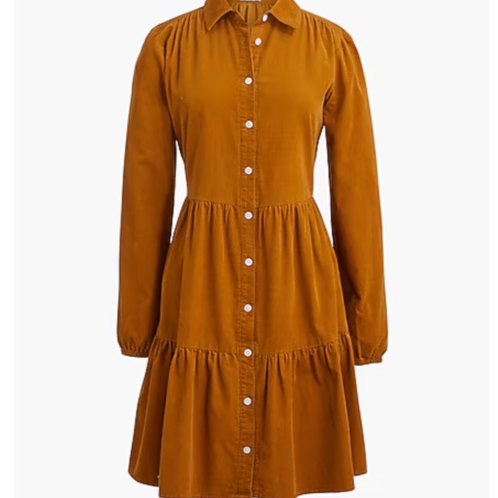 J. Crew Corduroy Long sleeve dress